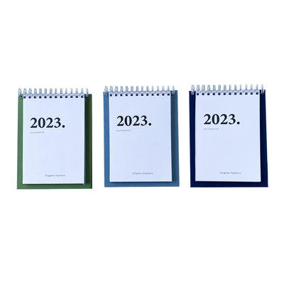 Calendario de escritorio 2023 / Vertical / 3 colores de base