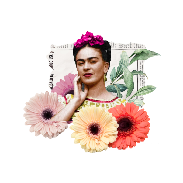 Lámina Collage "Frida" / 2 tamaños