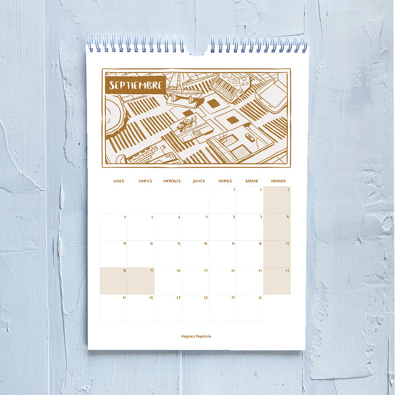 Calendario Ilustrado de Pared 2023 – La Feria