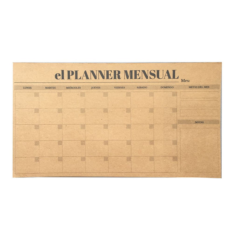 Planner Mensual 1 Año