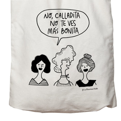 Tote Bag Ilustrado / “Calladita”